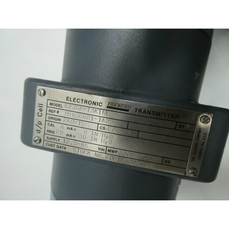 Foxboro 0-30IN-H2O 12.5-65V-DC DIFFERENTIAL PRESSURE TRANSMITTER 823DP-I3K1NL2-C